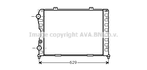 AVA QUALITY COOLING Радиатор, охлаждение двигателя AL2056